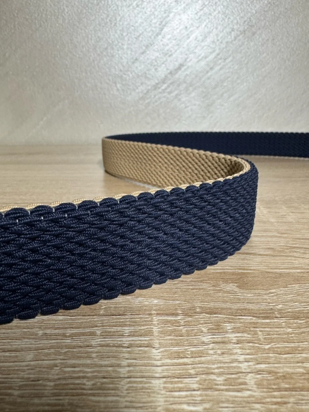 Men's Dockers® 2-in-1 Reversible Khaki/Navy Stretch Braided Web Mens Belt Sz XL